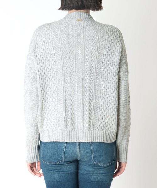Jines（ジネス）の「ニットカーディガン（カーディガン/ボレロ・レディース・ライトグレー・38）」の6枚目の写真