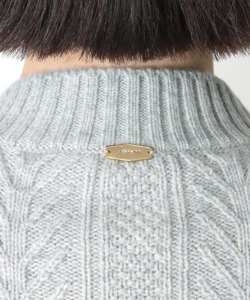 Jines（ジネス）の「ニットカーディガン（カーディガン/ボレロ・レディース・ライトグレー・38）」の7枚目の写真