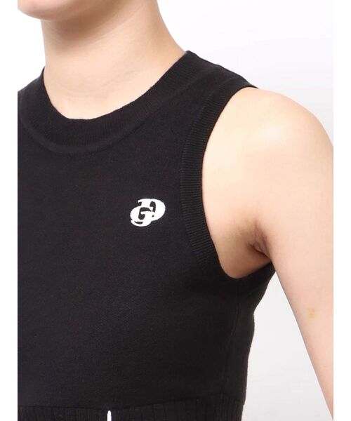 GYDA（ジェイダ）の「プチハイコルセットデザインニットトップス（ニット/セーター・レディース・オフホワイト/ブラック/ピンク・FREE）」の10枚目の写真