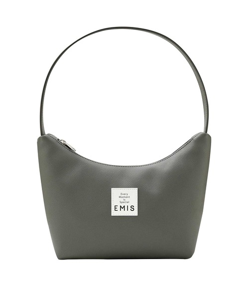 EMIS(イミス)の「NEW LEATHER HOBO BAG(ハンドバッグ・レディース・アイボリー/ブラック/カーキ/ライトピンク/ネイビー・FREE)」の9枚目の写真