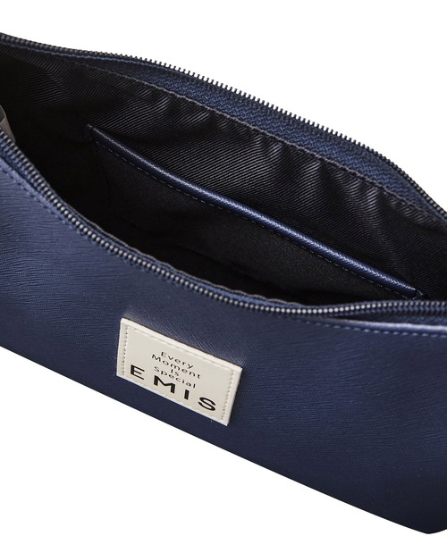 EMIS(イミス)の「NEW LEATHER HOBO BAG(ハンドバッグ・レディース・アイボリー/ブラック/カーキ/ライトピンク/ネイビー・FREE)」の18枚目の写真