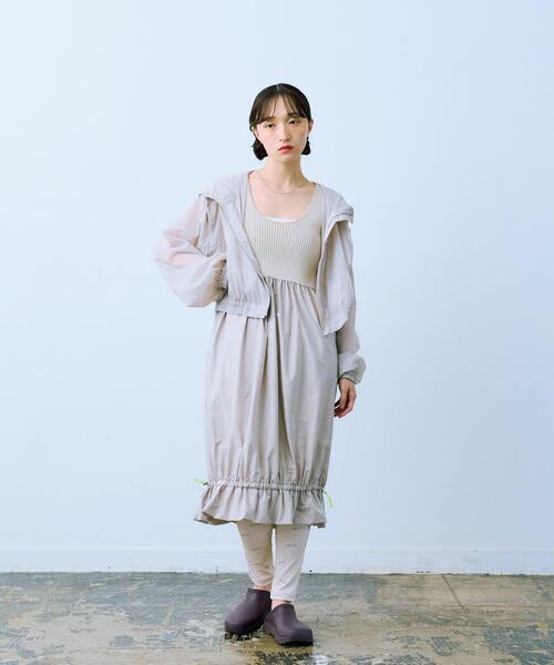 THE GOODLAND MARKET（ザグッドランドマーケット）の「cwtch　MULTIWAY KNIT TUNIC（チュニック・レディース・アイボリー/グレー/ブラウン・FREE）」の5枚目の写真