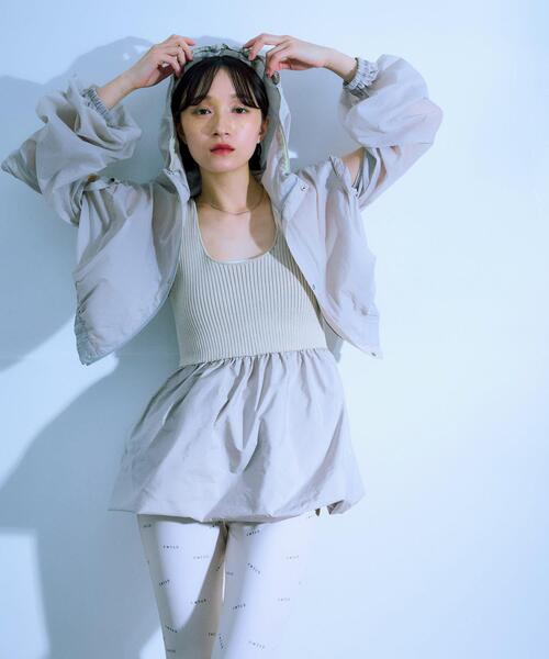 THE GOODLAND MARKET（ザグッドランドマーケット）の「cwtch　MULTIWAY KNIT TUNIC（チュニック・レディース・アイボリー/グレー/ブラウン・FREE）」の6枚目の写真