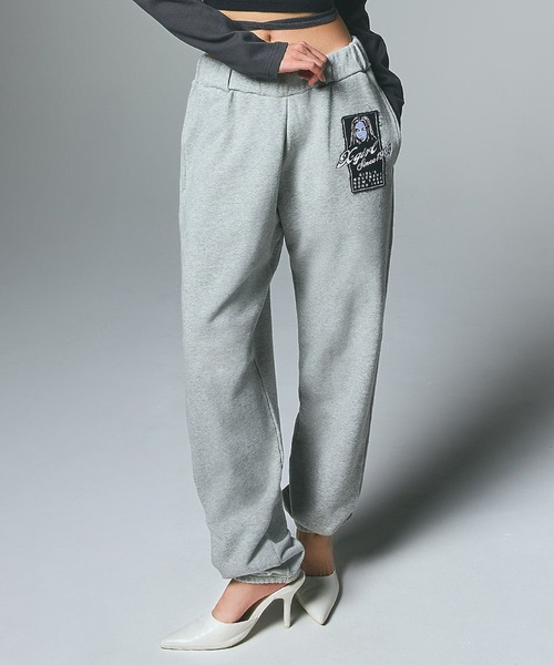 FACE BOX PATCH SWEAT PANTS（スウェットパンツ）｜X-girl