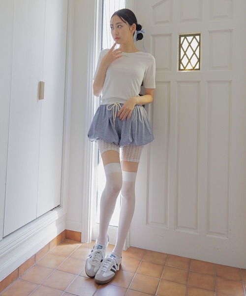 3.3 Field Trip (3.3フィールドトリップ)の「3.3 Field Trip/バルーンミニパンツ(その他パンツ・レディース・ホワイト/ブルー/ブラック・FREE)」の10枚目の写真