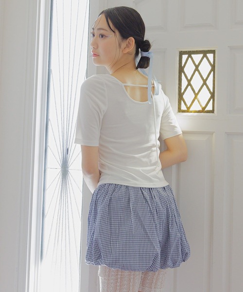 3.3 Field Trip (3.3フィールドトリップ)の「3.3 Field Trip/バルーンミニパンツ(その他パンツ・レディース・ホワイト/ブルー/ブラック・FREE)」の14枚目の写真