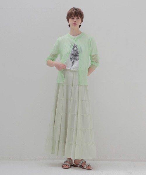 DRESSLAVE（ドレスレイブ）の「BOSS T-shirt(猫プリントハーフスリーブTシャツ)（Tシャツ/カットソー・レディース・ホワイト・38）」の5枚目の写真