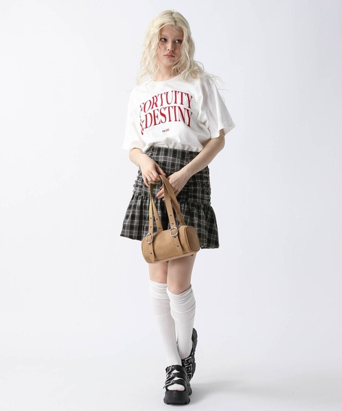 FOREVER 21（フォーエバー トゥエンティーワン）の「【2025SS】ビッグロゴTシャツ（Tシャツ/カットソー・レディース・オフホワイト/グレー/ブラック・FREE）」の11枚目の写真