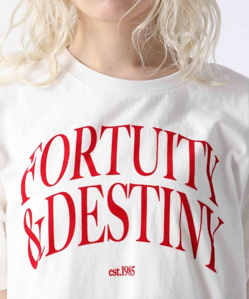 FOREVER 21（フォーエバー トゥエンティーワン）の「【2025SS】ビッグロゴTシャツ（Tシャツ/カットソー・レディース・オフホワイト/グレー/ブラック・FREE）」の21枚目の写真