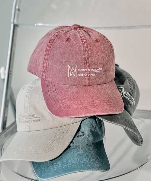 LEPSIM（レプシィム）の「ピグメントロゴキャップ　492710（キャップ・レディース・スミクロ/ブルー系その他/レッド系その他/ベージュ系その他・ONE SIZE）」の4枚目の写真