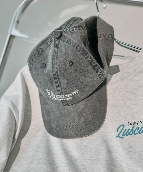 LEPSIM（レプシィム）の「ピグメントロゴキャップ　492710（キャップ・レディース・スミクロ/ブルー系その他/レッド系その他/ベージュ系その他・ONE SIZE）」の2枚目の写真