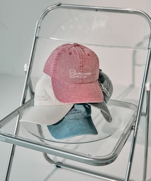 LEPSIM（レプシィム）の「ピグメントロゴキャップ　492710（キャップ・レディース・スミクロ/ブルー系その他/レッド系その他/ベージュ系その他・ONE SIZE）」の6枚目の写真