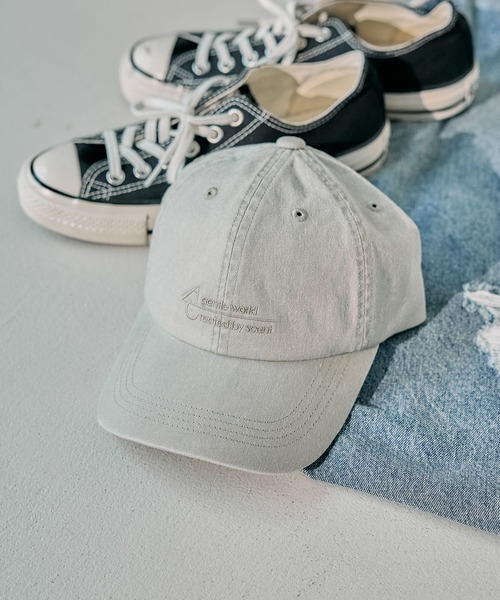 LEPSIM（レプシィム）の「ピグメントロゴキャップ　492710（キャップ・レディース・スミクロ/ブルー系その他/レッド系その他/ベージュ系その他・ONE SIZE）」の8枚目の写真