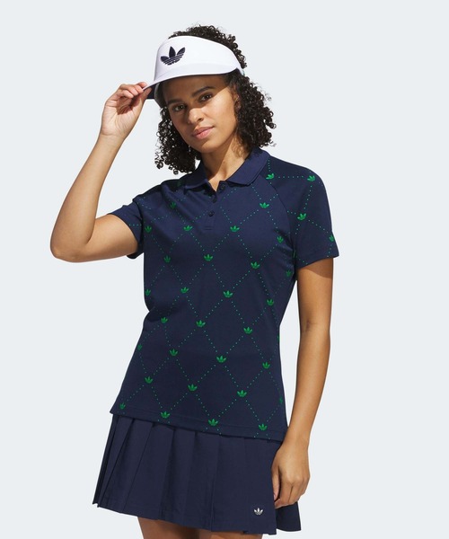 【再入荷】 オリジナルスゴルフ モノグラム 半袖シャツ【adidas Golf レディースウェア