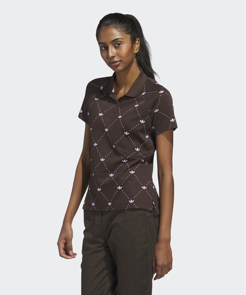 adidasオリジナルスゴルフ　モノグラム 半袖シャツ J/M セール】モノグラム 半袖シャツ【adidas Golf/アディダスゴルフ