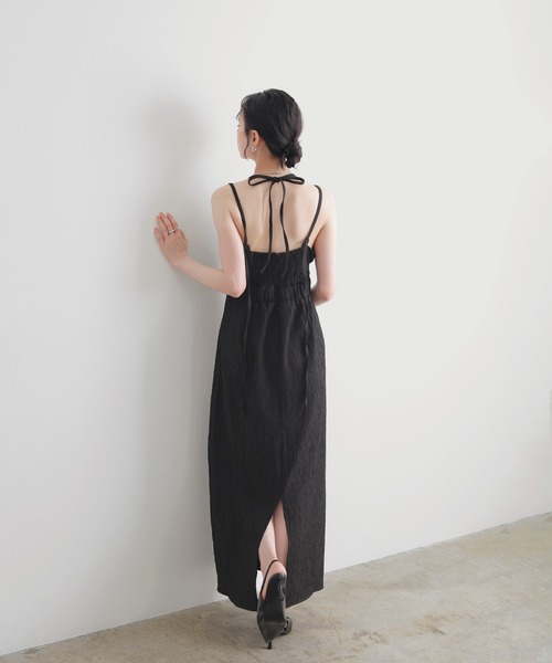 LIAN（リアン）の「ビスチェレイヤードキャミワンピース（ワンピース・レディース・ブラック/アイボリー/ブラウン・FREE）」の10枚目の写真