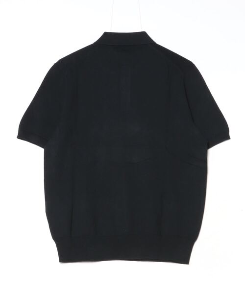 POLO RALPH LAUREN(ポロ ラルフ ローレン)の「コットン ポロカラー セーター(ニット/セーター・メンズ・ブラック系1・L/M/S/XS/XXL/XL)」の4枚目の写真