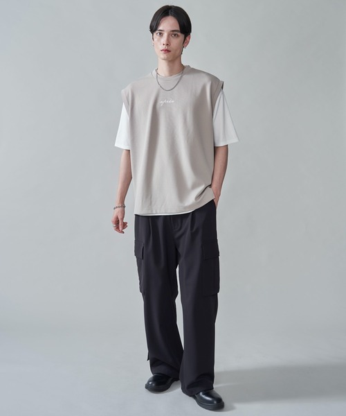 BROWNY（ブラウニー）の「BROWNY/アンサンブルベスト（アンサンブル・メンズ・ブルー/チャコールグレー/ライトベージュ・MEDIUM/LARGE）」の15枚目の写真