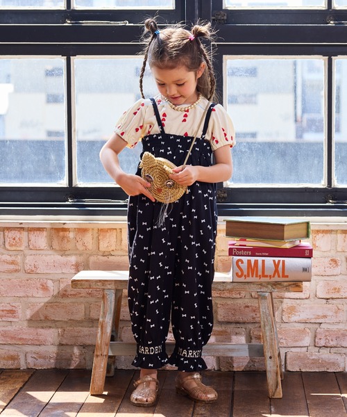 MARKEY'S（マーキーズ）の「総柄パフスリーブカットソー/セットアップ可能（セットアップ・キッズ・ベージュ/ライトブルー/オフホワイト・80/90/100/110/120/130）」の18枚目の写真