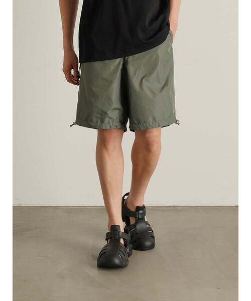 TAION(タイオン)の「【TAION】 REVERSIBLE WIDE SHORTSノンダウン ミリタリー リバーシブル ワイドショーツ ワイドショートパンツ(その他パンツ・メンズ・ホワイト系1/ブラック/グリーン系1/ブラック系1・3/2)」の19枚目の写真