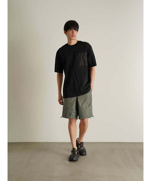 TAION(タイオン)の「【TAION】 REVERSIBLE WIDE SHORTSノンダウン ミリタリー リバーシブル ワイドショーツ ワイドショートパンツ(その他パンツ・メンズ・ホワイト系1/ブラック/グリーン系1/ブラック系1・3/2)」の22枚目の写真