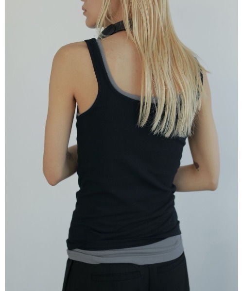 anuke Sheer Layered Tanktop（タンクトップ）｜anuke
