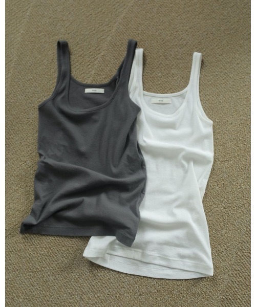 anuke Sheer Layered Tanktop（タンクトップ）｜anuke