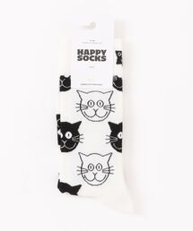NO WAY（ノーウェイ）の「/Happy Socks/ CAT Design sock（ソックス/靴下）」