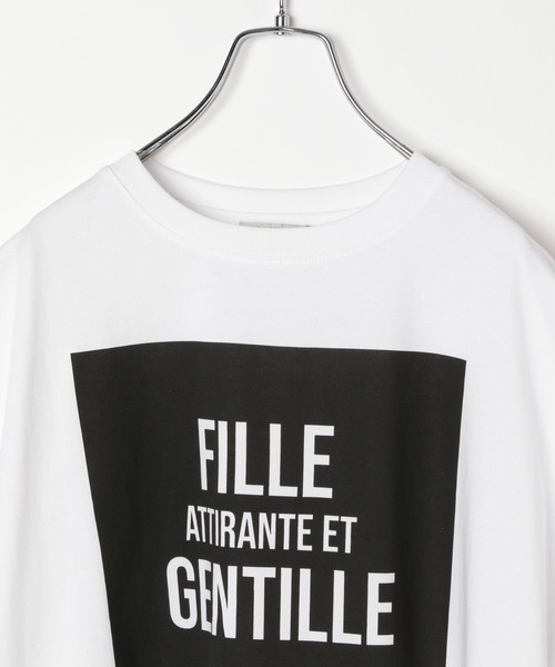 BAYFLOW（ベイフロー）の「【近藤千尋さんコラボ】オーバーサイズフレンチスリーブT（AJUGA.x BAYFLOW）（Tシャツ/カットソー・レディース・チャコール/オフホワイト/イエロー・FREE）」の17枚目の写真