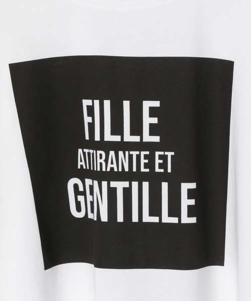 BAYFLOW（ベイフロー）の「【近藤千尋さんコラボ】オーバーサイズフレンチスリーブT（AJUGA.x BAYFLOW）（Tシャツ/カットソー・レディース・チャコール/オフホワイト/イエロー・FREE）」の20枚目の写真