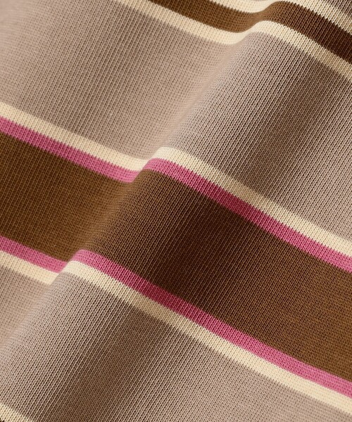 BEAMS（ビームス）の「ボーダー ルーズ ロングスリーブTシャツ（Tシャツ/カットソー・メンズ・カーキ/ブラック/グリーン・XL/M/S/L）」の11枚目の写真