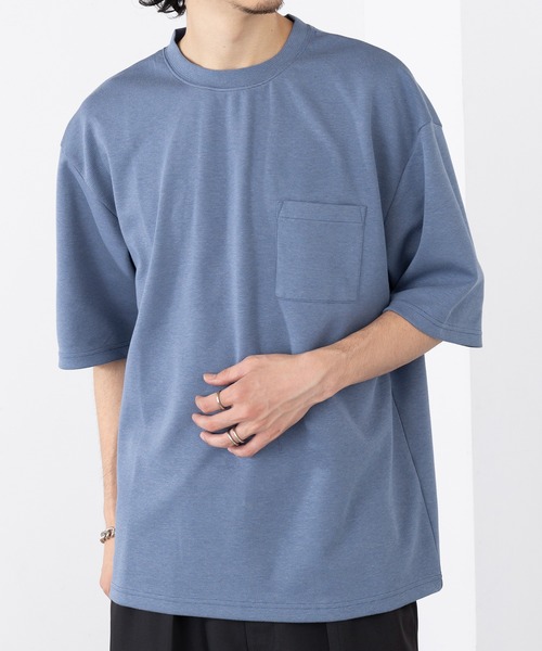A by MAGASIN DE MODE(エーバイマガジンデモード)の「【A by MAGASIN DE MODE】<DRYICE-Tee>ボーダークルーT(ABI) MNY 5232-8622(Tシャツ/カットソー・メンズ・ブラック系1/ネイビー系1/ブルー系その他/グリーン系1/ホワイト系1・M/L/2L)」の4枚目の写真