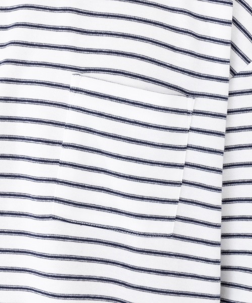 A by MAGASIN DE MODE(エーバイマガジンデモード)の「【A by MAGASIN DE MODE】<DRYICE-Tee>ボーダークルーT(ABI) MNY 5232-8622(Tシャツ/カットソー・メンズ・ブラック系1/ネイビー系1/ブルー系その他/グリーン系1/ホワイト系1・M/L/2L)」の14枚目の写真