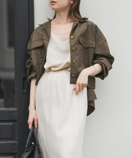 Noble（ノーブル）の「ミリタリークロスオーバーシャツブルゾン