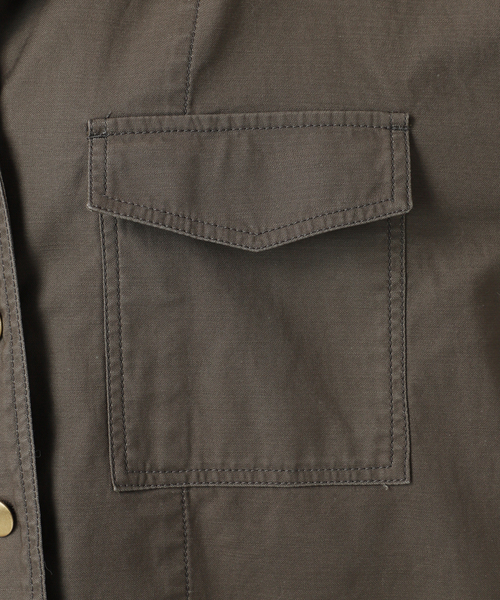 Noble（ノーブル）の「ミリタリークロスオーバーシャツブルゾン