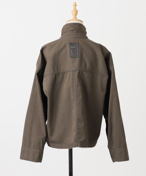 ミリタリークロスオーバーシャツブルゾン（ミリタリージャケット