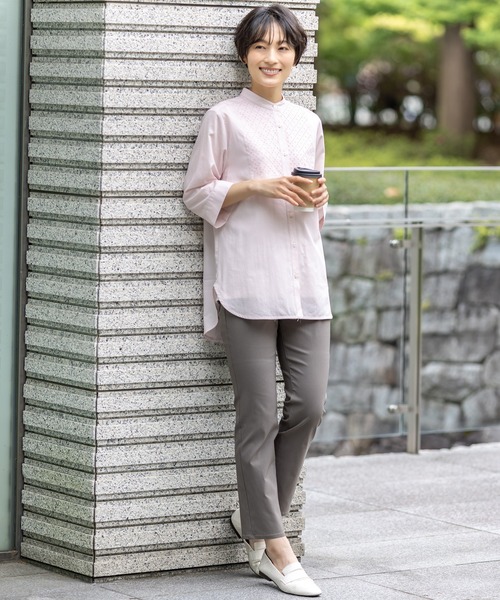 【デコイ】デコイ DECOY フロントレースブラウス セール】【2025年夏】オーガニックコットンフロントレース