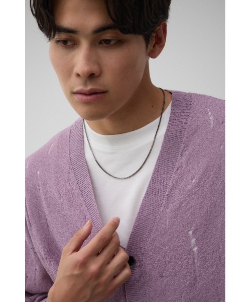 AZUL by moussy(アズールバイマウジー)の「ベネチアンチェーンネックレス(ネックレス・メンズ・ゴールド/ブラック/シルバー・FREE)」の4枚目の写真