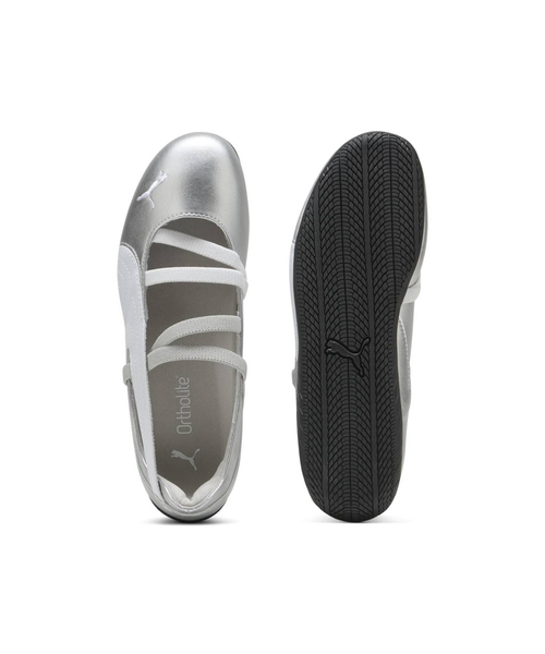 Puma Ortholite バレエシューズ シルバー PUMA/プーマ 】スピードキャット バレエ メタリック スニーカー