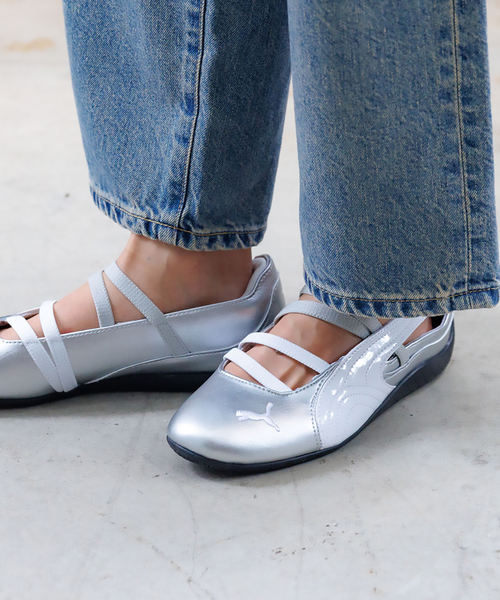 PUMA/プーマ 】スピードキャット バレエ メタリック スニーカー