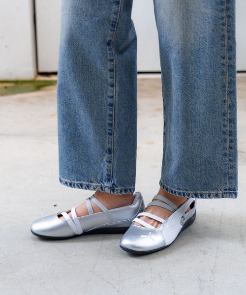 PUMA(プーマ)の「【PUMA/プーマ 】スピードキャット バレエ メタリック スニーカー/スニーカー/バレエコア/シルバー【WEB限定】(バレエシューズ・レディース・シルバー/ブラック/ベージュ/ライトブルー・23/24/25)」の12枚目の写真