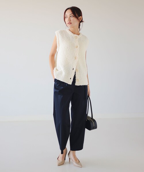 B:MING by BEAMS（ビーミングバイビームス）の「テープヤーン ベスト（ベスト・レディース・オフホワイト/その他/パープル系その他5・ONE SIZE）」の10枚目の写真