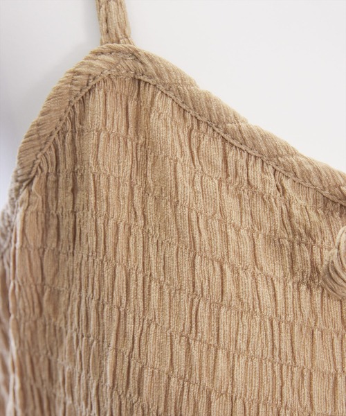 CLEAR BASIC（クリアベーシック）の「楊柳シアーキャミワンピース［カジュアル ロング丈 リボン］≪SS新作≫（ワンピース・レディース・イエロー/ベージュ/オフホワイト/ブラック・F）」の15枚目の写真