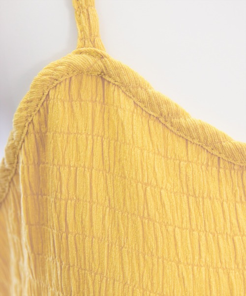 CLEAR BASIC（クリアベーシック）の「楊柳シアーキャミワンピース［カジュアル ロング丈 リボン］≪SS新作≫（ワンピース・レディース・イエロー/ベージュ/オフホワイト/ブラック・F）」の18枚目の写真