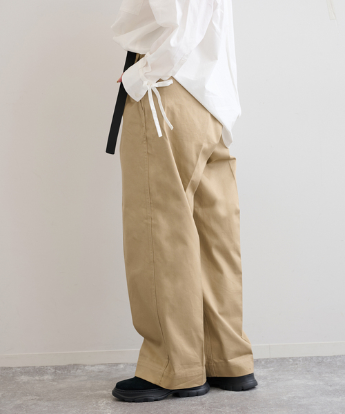 U by SPICK&SPAN（ユーバイスピックアンドスパン）の「PayDay/ペイデイ × U by SPICK&SPAN チノパンツ（チノパンツ・レディース・ベージュ/ネイビー・36/38）」の5枚目の写真