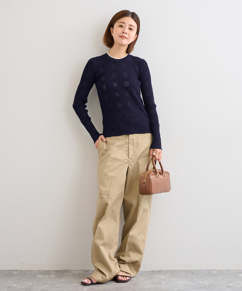 U by SPICK&SPAN（ユーバイスピックアンドスパン）の「PayDay/ペイデイ × U by SPICK&SPAN チノパンツ（チノパンツ・レディース・ベージュ/ネイビー・36/38）」の18枚目の写真