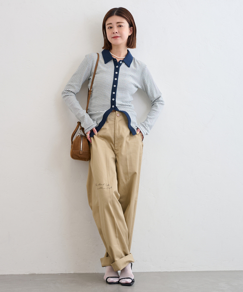 U by SPICK&SPAN（ユーバイスピックアンドスパン）の「PayDay/ペイデイ × U by SPICK&SPAN チノパンツ（チノパンツ・レディース・ベージュ/ネイビー・36/38）」の19枚目の写真