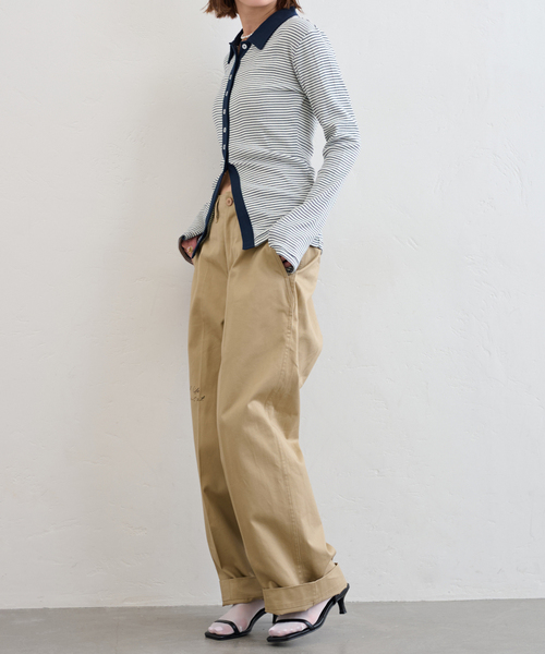 U by SPICK&SPAN（ユーバイスピックアンドスパン）の「PayDay/ペイデイ × U by SPICK&SPAN チノパンツ（チノパンツ・レディース・ベージュ/ネイビー・36/38）」の21枚目の写真