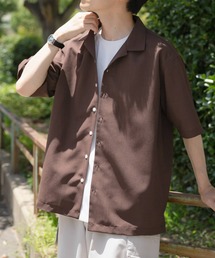 ITEMS URBANRESEARCH | リネンタッチオープンカラーシアーシャツ(シャツ/ブラウス)