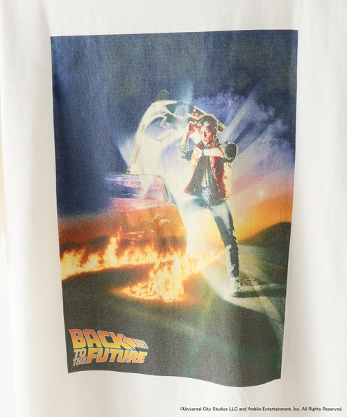 JOINT WORKS（ジョイントワークス）の「SCREEN STARS BACK TO THE FUTURE  Tシャツ1（Tシャツ/カットソー・メンズ・ブラック/ホワイト・MEDIUM/LARGE）」の6枚目の写真
